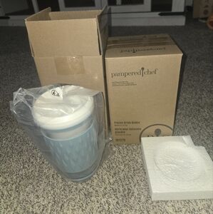 Pampered Chef Two NIB Frozen Drink Maker